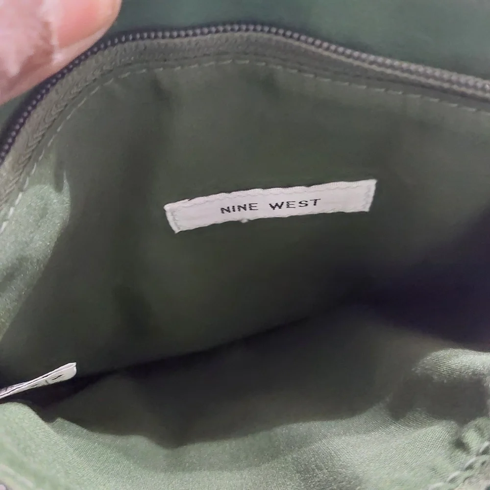 Nine West Green Crossbody Bag with Adjustable Strap